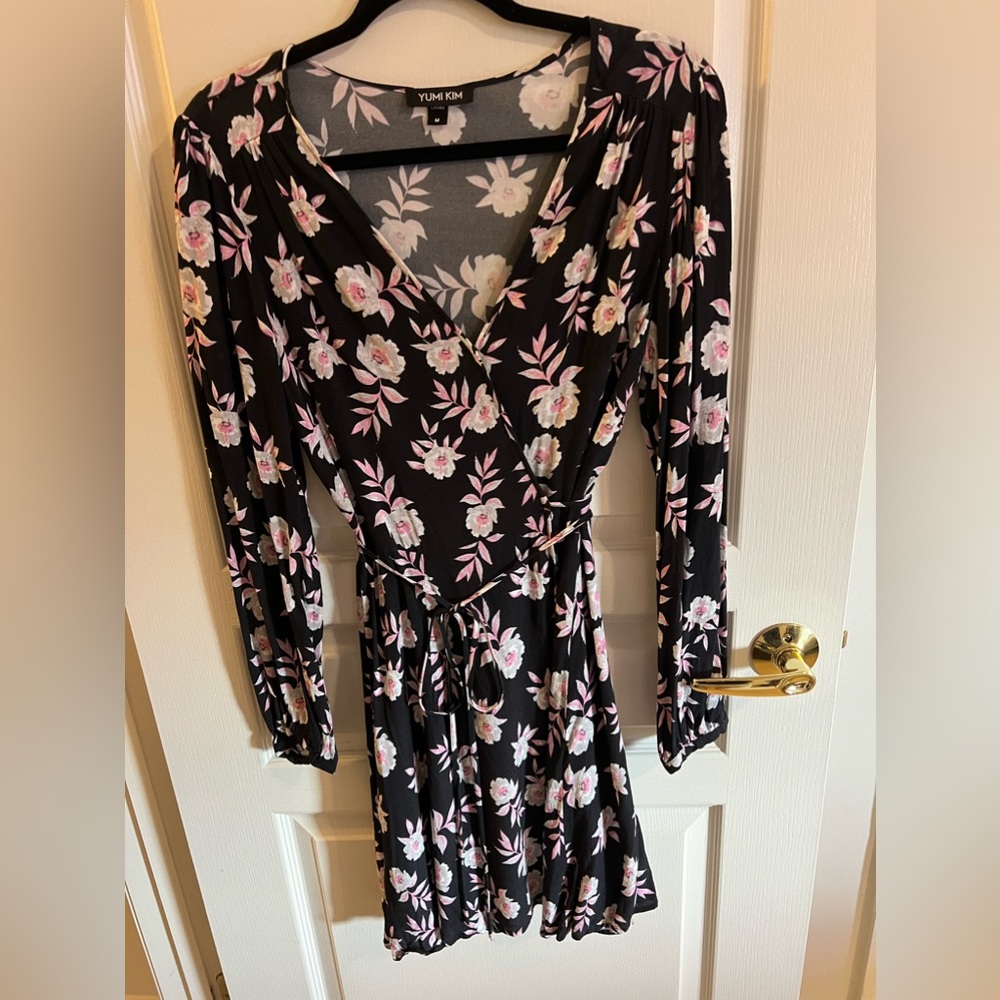 Flowered wrap dress - Yumi Kim - Size Medium
